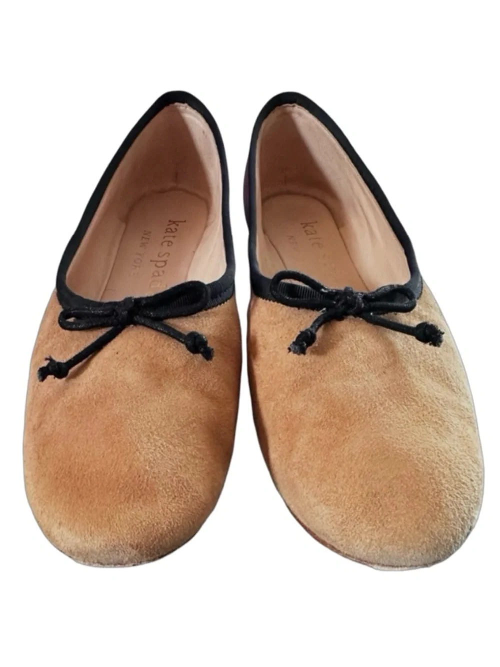 KATE SPADE New York Honey Light Fawn Suede Ballet Flats Size US 10B Slip On